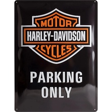 LOUIS Plechová cedule Harley - Davidson PARKING ONLY
