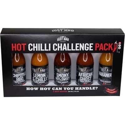 Not Just BBQ BBQ omáčky Hot chilli challenge 5 x 52 ml