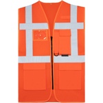Korntex HI-VIS KXCMMF LARISA / Унисекс светлоотразителна мрежеста жилетка - HV оранжева XL (76CMMFzv904)