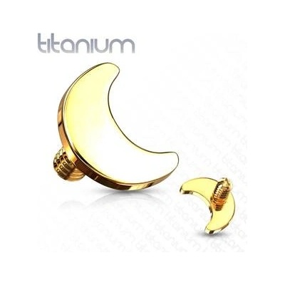 Šperky4U náhradní ozdoba k labretě titan závit TIT1116-GD