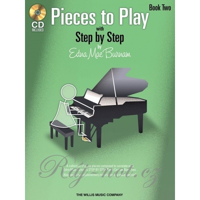 Pieces to Play 2 by Edna Mae Burnam + CD / jednoduché skladby pre klavír