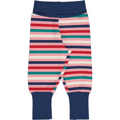 Maxomorra Kojenecké tepláky Růžové pruhy