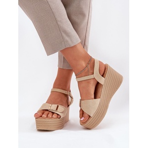 Step in style Дамски сандали на платформа и ток модел 213178 Step in style