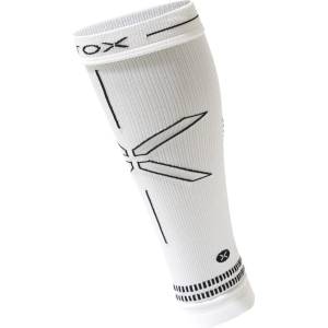 STOX Energy Socks Дамски чорапи за бягане STOX Energy Socks Women's Running Calf Sleeves Leg warmers - White / Black - размер 40-42 (EU) (207-2121-0213)