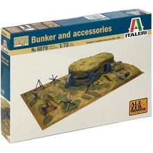 Italeri Model Kit diorama 6070 WWII BUNKER AND ACCESSORIES 1:72