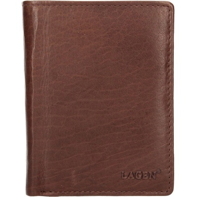 Lagen pánska peňaženka kožená 6538 Dark brown