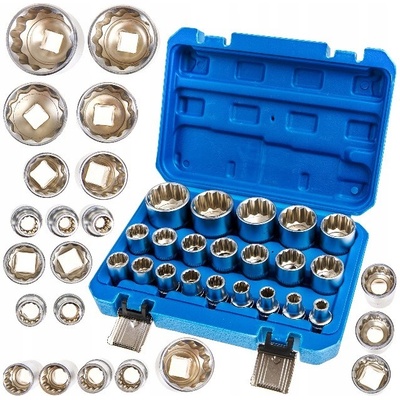 GEKO Nástrčné hlavice 8-36mm, sada 21ks G13547 – Hledejceny.cz