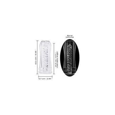 Dorcel Deep Blow Tornado Sleeve - прозрачен ръкав за мастурбатор (P24226)