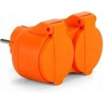 MONTIS Dual splitter 2x2P+Z, 16A, 250V