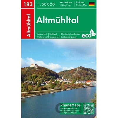 Altmühltal, Wander - Radkarte 1 : 50 000