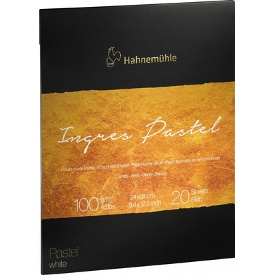 Hahnemuhle Skicár 30 x 40cm na pastel Ingres 9 farieb lepená väzba 100g/m2 20 listov