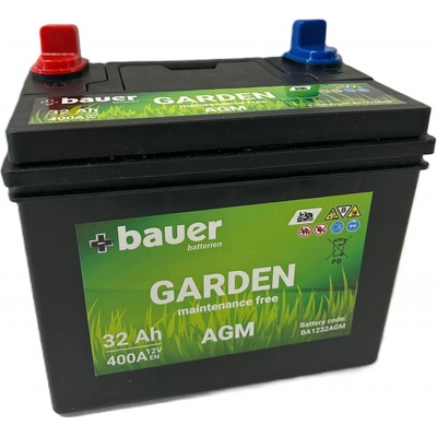 Bauer Garden AGM 12V 32Ah U1R 400A