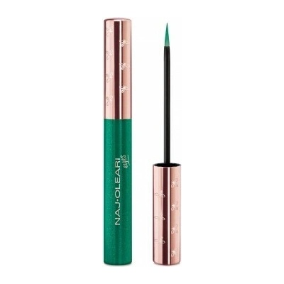 Naj-Oleari Impeccable Eyeliner tekuté oční linky 03 emerald chrome 4 ml