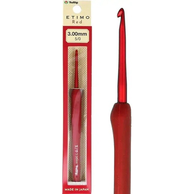Ergonomický háček Tulip Etimo Red 3mm
