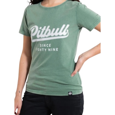 PitBull West Coast dámske tričko Angel Logo green