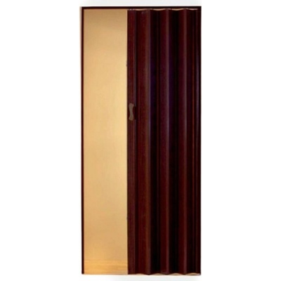 Neuveden Shrnovací dveře Pioneer plné tmavý ořech 84 x 203 cm