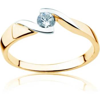 Image 1 of SAVICKI Годежен пръстен Minimalism: двуцветно злато, диамант