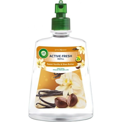 Air Wick Active Fresh Zásoba Zmyselná vanilka a bambucké maslo 228 ml