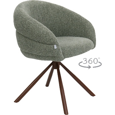 Carmen Трапезен стол namka - светлозелен 7А wal (3532174)