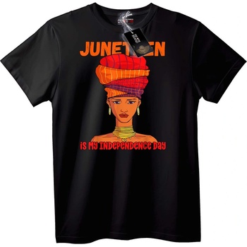 NOONEBRAND Тениска Juneteenth Independence Day - 6XL, White