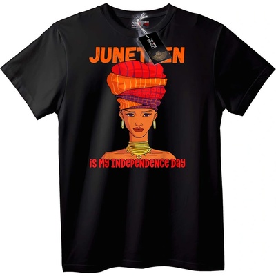 NOONEBRAND Тениска Juneteenth Independence Day - 6XL, White