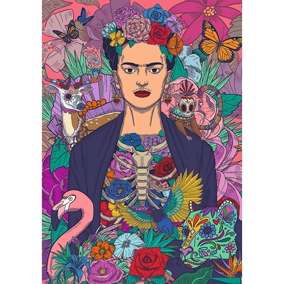 Trefl - Puzzle Frida Kahlo: Blossoming Soul - 1 000 piese