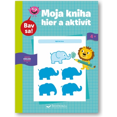 Moja kniha hier a aktivít 4+