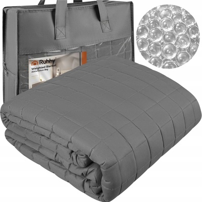 Ruhhy 19532 Zátěžová přikrývka antistresová 8 kg šedá 150x200 – Sleviste.cz