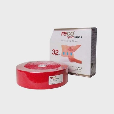 Rock Tape tejpovací páska velká role červená 5 cm × 32 m