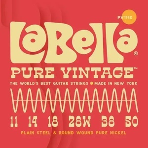 La Bella PV1150 Pure Vintage Blues Light 11-50 Струни за електрическа китара (PV1150)
