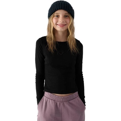 4F JUNIOR LONGSLEEVE JWAW24TLONF292 20S DEEP BLACK