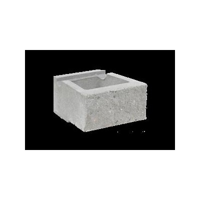 CUP STONE malý štípaný Bílá