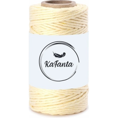 Macrame priadza KaFanta PREMIUM 2mm/50m - vanilla