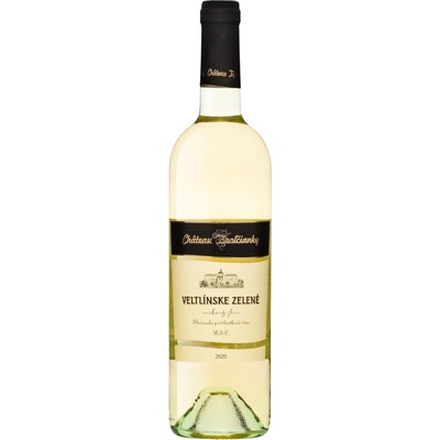 Chateau Topoľčianky Veltlínske zelené 12% 0,75 l (čistá fľaša)
