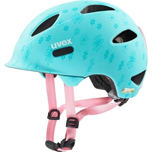 uvex Детска каска за планинско колоездене Uvex Kid's Oyo Style Bike helmet - Flowers Cyan Matt - размер 45-50 cm (851-1257-0710)