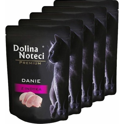 Dolina Noteci Premium Cat Dish with Turkey 5 x 85 g