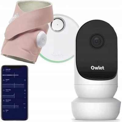 Owlet Dream Duo Chytrá ponožka + Kamera Cam 2 matně růžová – Sleviste.cz