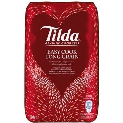 Tilda Předvařená Dlouhozrnná rýže Easy Cook Long Grain Rice 0,5 kg