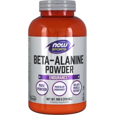 NOW NOW Beta Alanine Powder, 500 Grams
