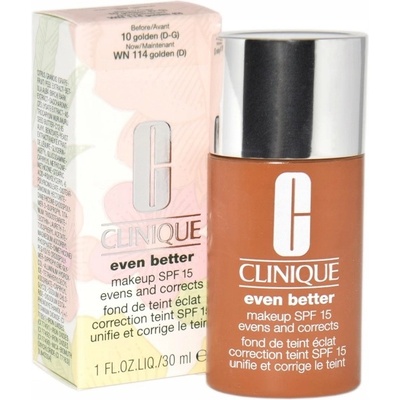 Clinique Even Better rozjasňujúci tekutý make-up SPF15 WN 114 Golden 30 ml