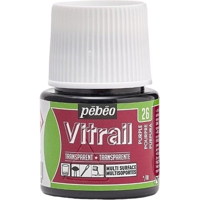 Pébéo Vitrail Боя за стъкло Purple 45 ml 1 бр (050-026)