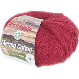 Austermann Merino Cotton 98311-03 Red Плетива прежда (98311-03)