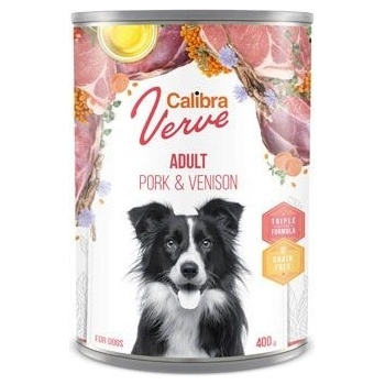 Calibra Dog Verve konz.GF Adult Pork&Venison 400 g