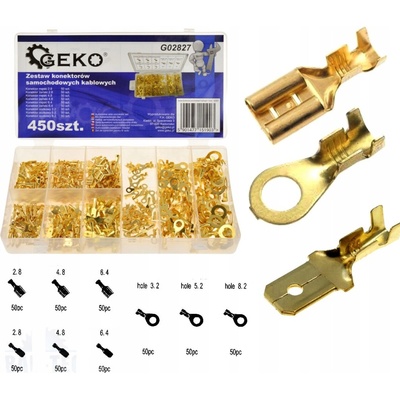 Elektrické konektory pro automobily, různé druhy, sada 450 kusů