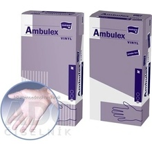 Ambulex Vinyl Rukavice vinylové nesterilné nepúdrované 100 ks