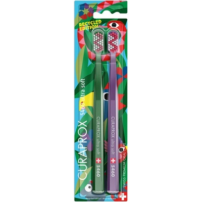 Curaprox CS 5460 Ultrasoft Recyklovaný edice zubní kartáček 2 ks