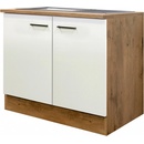 Flex-Well Kuchynská skrinka Vintea pod drez, vr. drezu, 100 x 85 x 57,1 cm