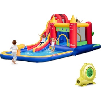 Image 1 of CW Надуваем замък с водна пързалка