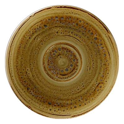 RAK Porcelain Spot podšálek 17 cm, hnědý granát