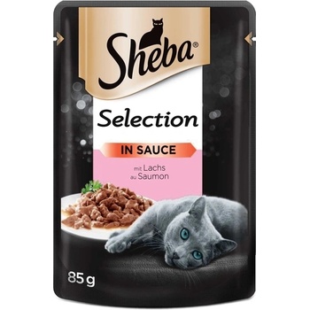 Sheba Salmon пауч за котки с филенца сьомга в сос 85gr